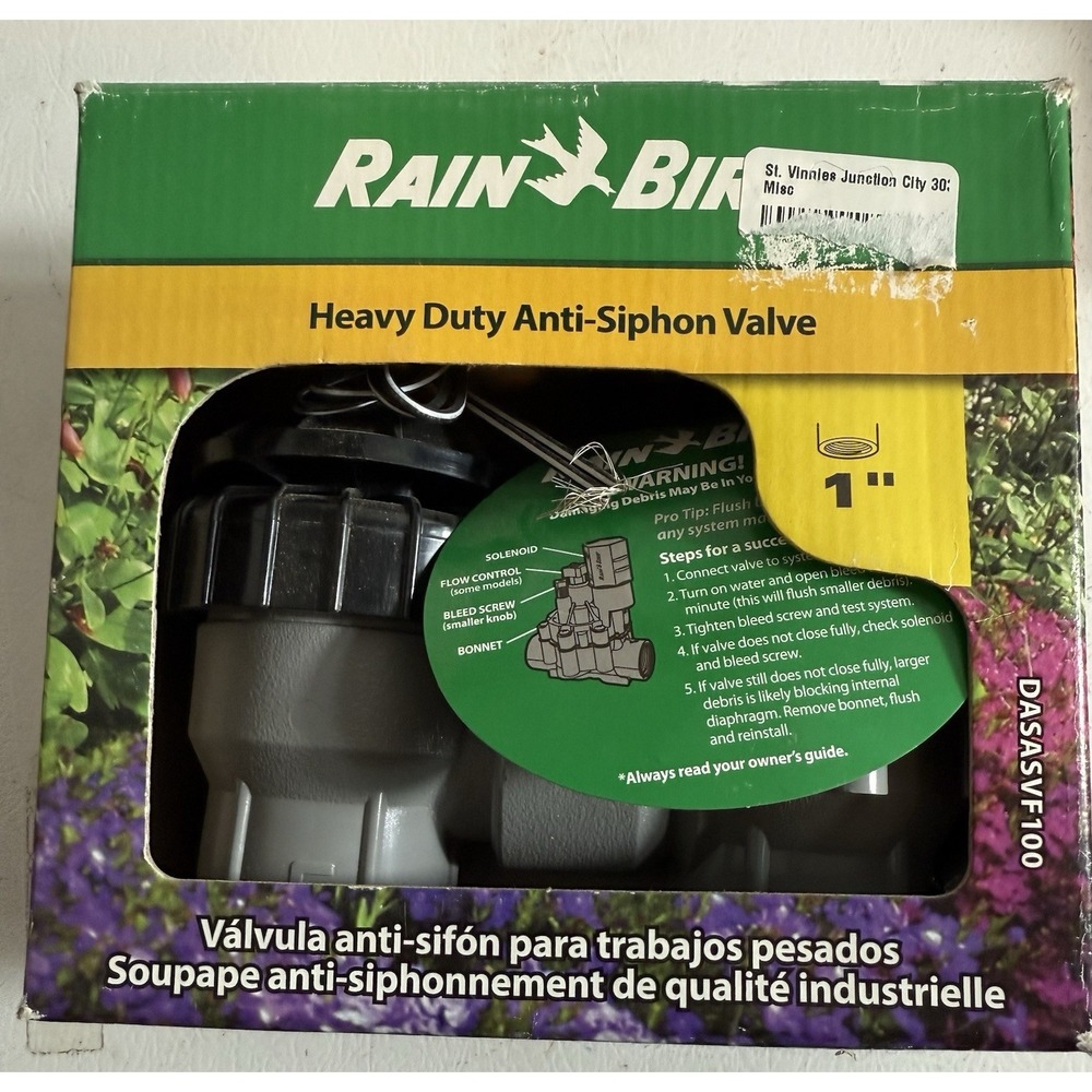 Rain Bird DASASVF100 Electric Sprinkler Valve **NEW